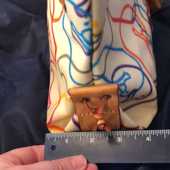 Very rare multicolored Dooney and Bourke duck purse - Picture 4 of 5